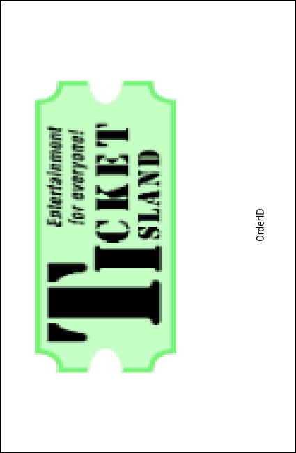 Your Photo Concert Black and Red Drink Ticket Product Back