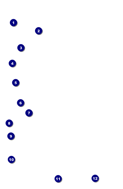 Hanukkah Menorah Drink Ticket Front Field Markers