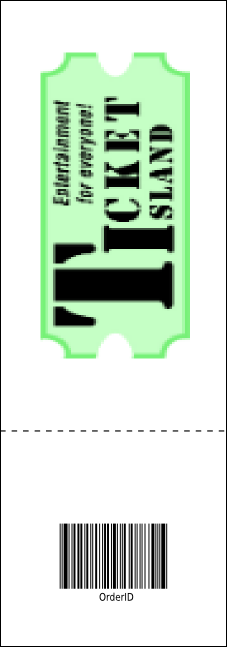 French Raffle Ticket Product Back