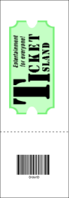 Mexican Fiesta Raffle Ticket Product Back