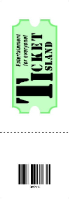 Royal Raffle Ticket Product Back