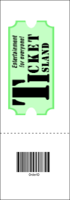 Baking Raffle Ticket Product Back