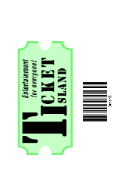 Football Lights Drink Ticket Product Back