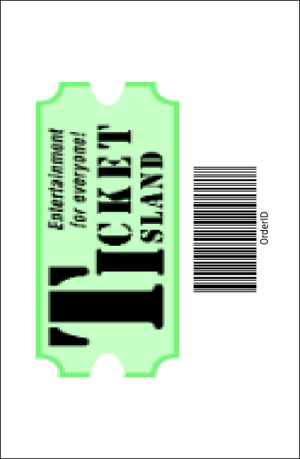 Disco Drink Ticket Product Back