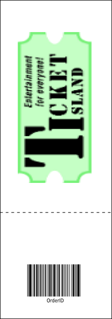 Chinese Raffle Ticket Product Back