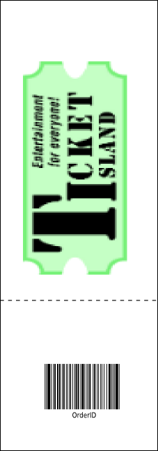 Craft Raffle Ticket Product Back