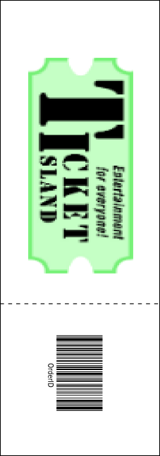 Dodgeball Raffle Ticket Product Back