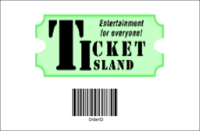 Hollywood Lights Drink Ticket Product Back