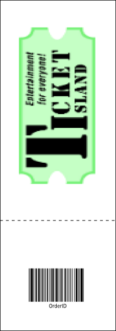 Paradise Raffle Ticket Product Back