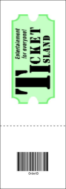 Spanish Flag Raffle Ticket Product Back