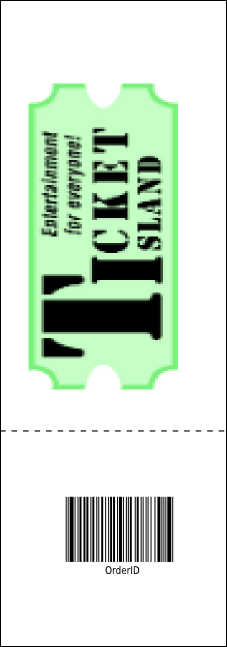 Puerto Rico Flag Raffle Ticket Product Back