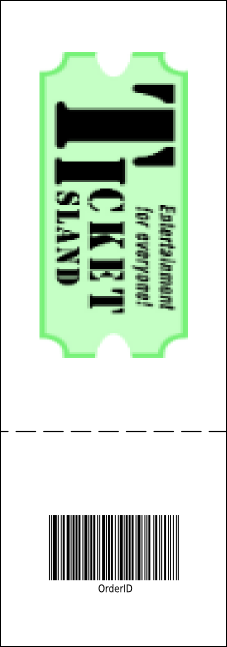 Galaxy Hip Hop Yellow Event Ticket Product Back