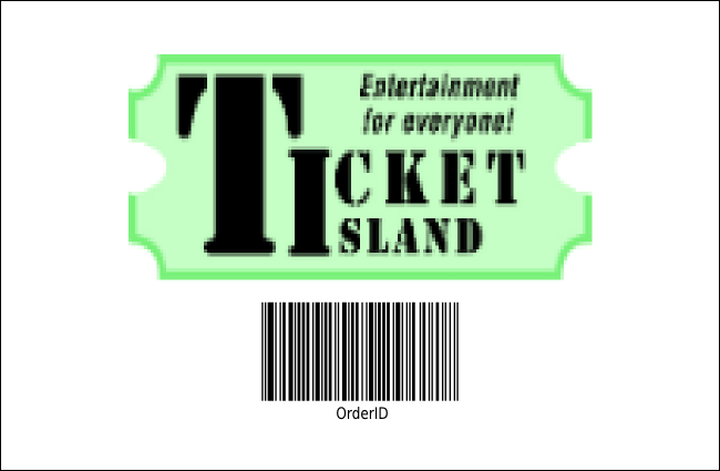 Music Event Drink Ticket Redesigned Product Product Back