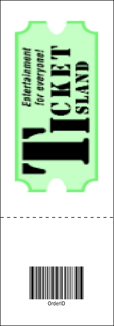 Classical Music Reserved Event Ticket Product Back