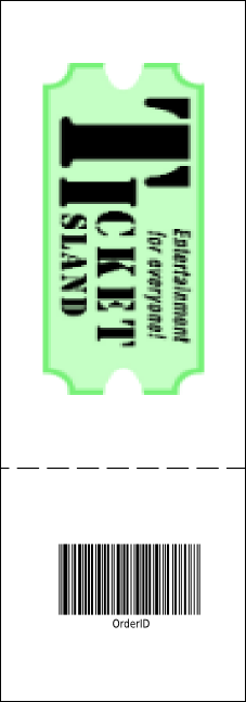 Your Image Concert Reserved Event Ticket Product Back