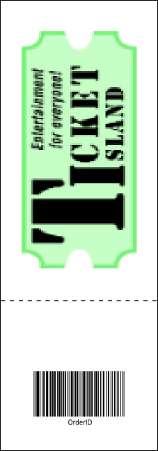 Image Upload Reserved Event Ticket Product Back