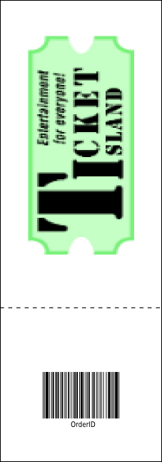 St Patrick's Day Plaid Reserved Event Ticket Product Back
