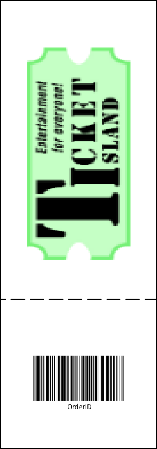 Sunrise Retro Reserved Event Ticket Product Back