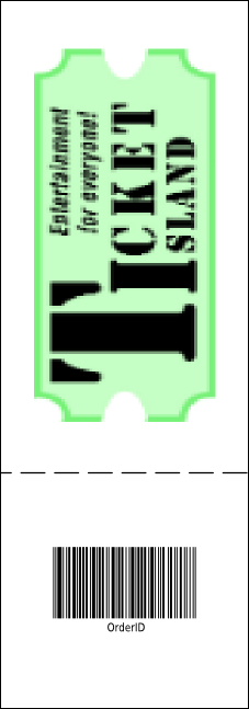 Cap and Gown Reserved Event Ticket Product Back