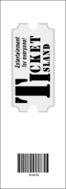 All Purpose Building and Streetlights Raffle Ticket Product Back