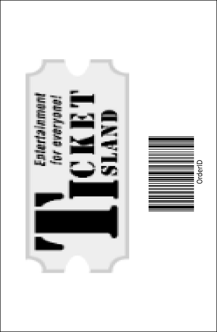 All Purpose Triangles Black and White Drink Ticket Product Back