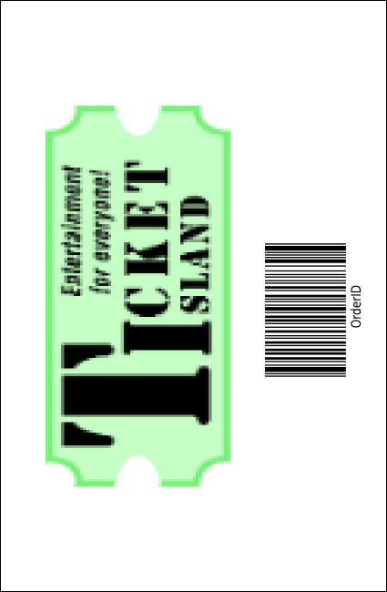 Sounds of Notes Drink Ticket Product Back