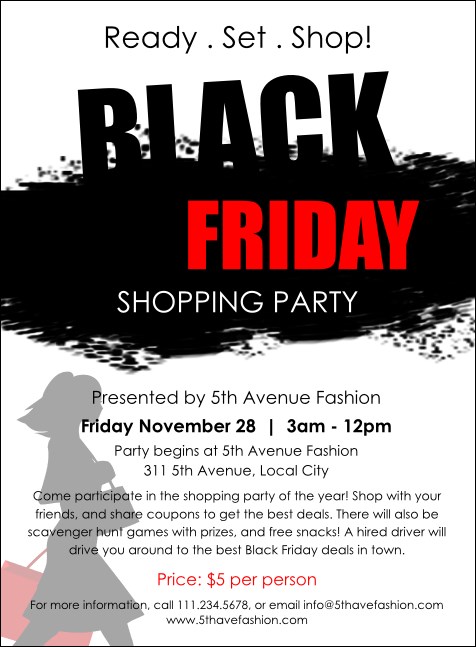 Black Friday 2016 Invitation