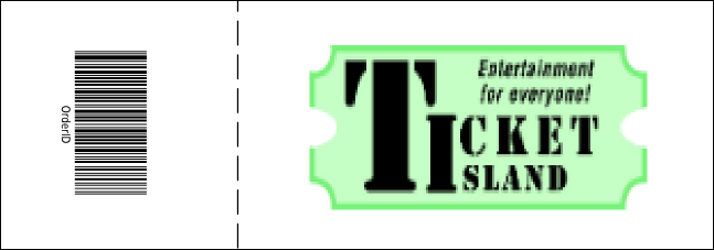 Color Logo Raffle Ticket 0007 Product Back