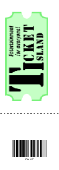 Yellow Rose Event Ticket with image upload Product Back