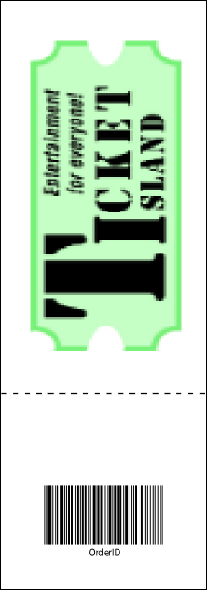 Jazz Dance Event Ticket Product Back