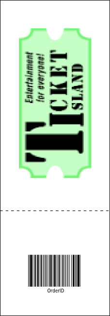 Baseball Reserved Event Ticket Product Back