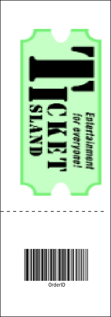 Military Ball - US Flags Raffle Ticket Product Back