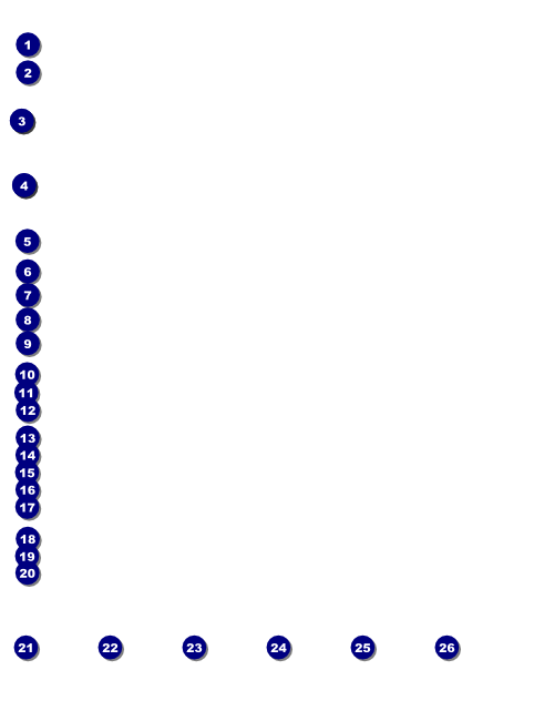 Indianapolis Flyer (black and white) Front Field Markers