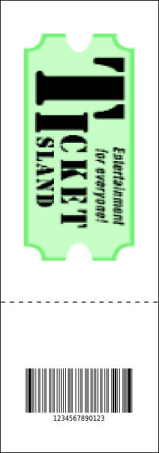 Abstract QR Lights Event Ticket Product Back