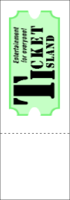 All Purpose Geometric QR Event Ticket Product Back