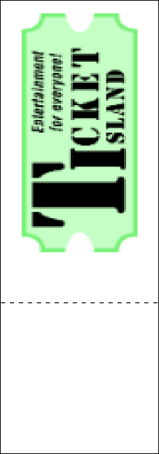All Purpose Hex QR Event Ticket Product Back