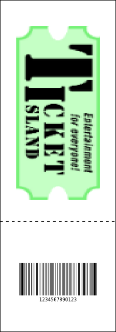 Birthday Geometric QR Event Ticket Product Back