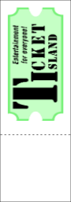 Black Tie QR Event Ticket Product Back