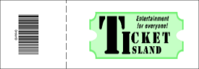 General Concert Ticket 111 Product Back