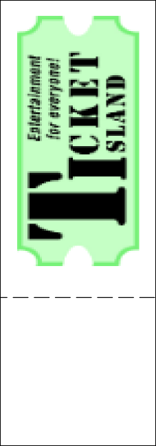 Carnival QR Event Ticket Product Back