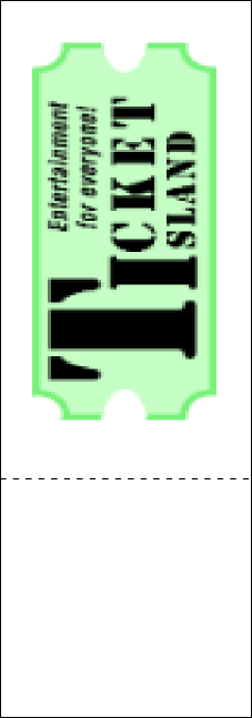 Curling QR Event Ticket Product Back