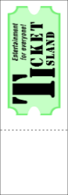 Diamonds QR Event Ticket Product Back