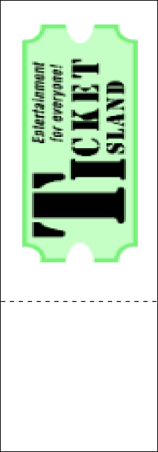 Dinosaur Illustrated QR Event Ticket Product Back