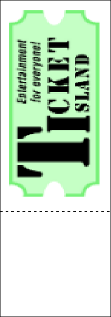 Banjo and Guitar QR Event Ticket Product Back