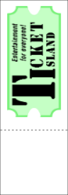Image Upload QR Event Ticket Product Back