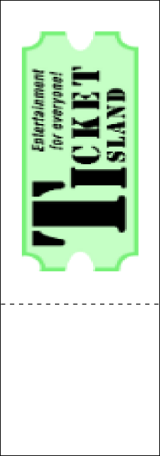 Martial Art QR Event Ticket Product Back