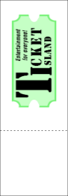 MMA Old School QR Event Ticket Product Back