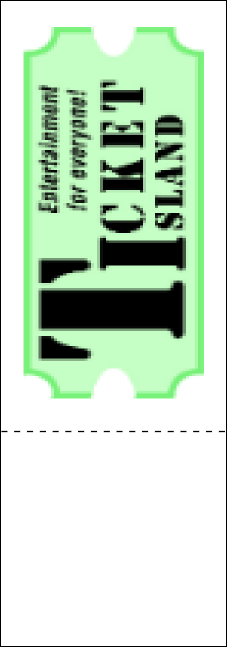 Retro Sunburst QR Event Ticket Product Back