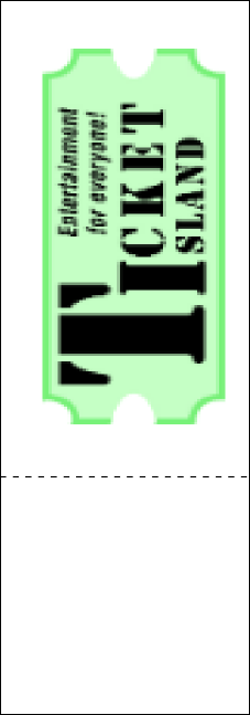 Track and Field QR Event Ticket Product Back