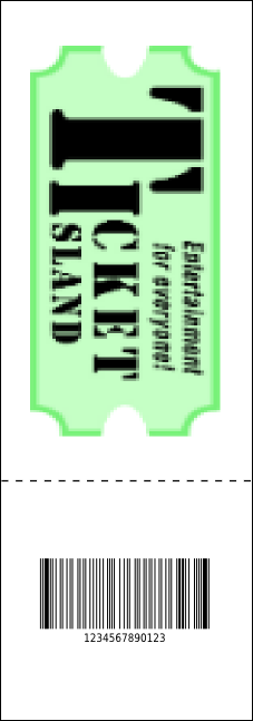 Tuscany QR Event Ticket Product Back
